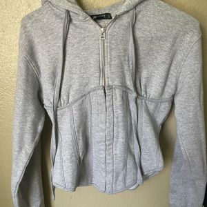 Missguided Corset Hoodie